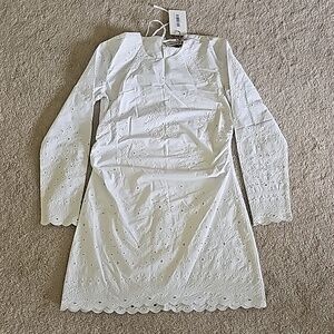 Chufy Gardenia embroidery mini dress